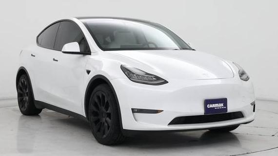 TESLA MODEL Y 2021 5YJYGDEE9MF283676 image